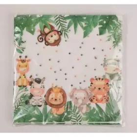 Dzsungel mintás szalvéta - 20 db-os