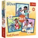 Trefl: Időzés Stitch-csel 3 az 1-ben - 20-36-50 darabos puzzle