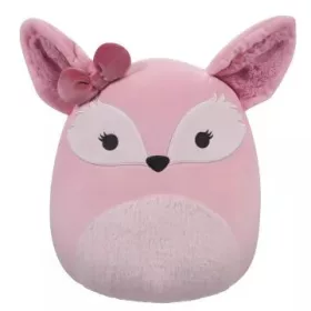   Squishmallows 30 cm - Miracle a rózsaszín sivatagi róka, masnival