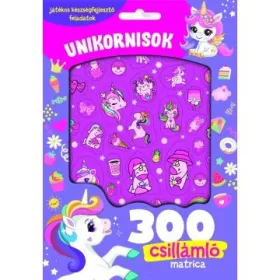 Unikornisok - 300 csillámló matrica