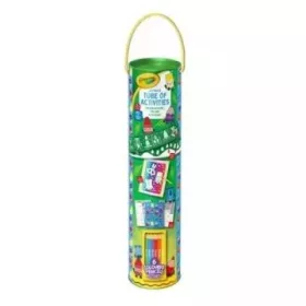   Crayola: Mesebeli foglalkoztató henger - Írószer mintás, zöld