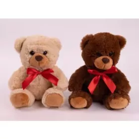 Klasszikus maci plüssfigura - 25 cm, többféle