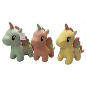   Unikornis Plüssfigura 23 cm - Puha Plüss Játék Lányoknak