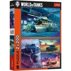   Trefl: Páncélos küldetés: World of Tanks 2x200 darabos puzzle