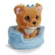 Nici Green: Yorkshire kutya plüssfigura kosárban - 12 cm