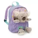 Nici: Hátizsák koala plüssel - lila, 25 cm