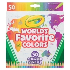 Crayola: a világ kedvenc színei ceruza - 50 db-os