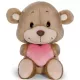 Nici: Maci szívvel plüssfigura - 22 cm