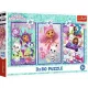 Trefl: Gabi színes napjai puzzle - 3 az 1-ben