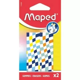 Maped: Kockás radír készlet - többféle, 2 db-os