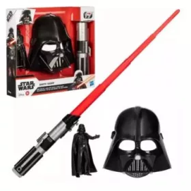   Hasbro: Star Wars Darth Vader Sötét Oldal készlet - maszk, figura, lézerkard
