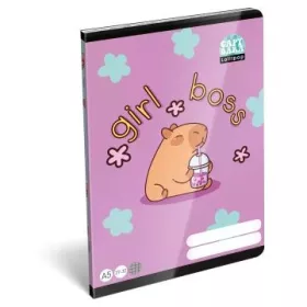 Lollipop Capybara: Négyzetrácsos füzet - A/5-ös