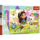 Trefl: Gabi babaháza Glitter puzzle - 100 darabos