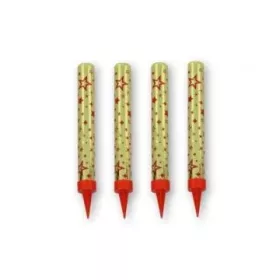 Holografikus Torta Tűzijáték Szett - 12 cm, 12 db