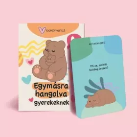   Egymásra Hangolva - Beszélgetős Kártyajáték Gyerekeknek (70 kártya)