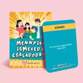   Mennyire ismered a családodat? - Családi kérdés-kártyajáték