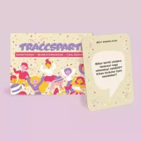 Traccsparti beszélgetős kártyajáték (70 kártya)