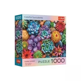 Trefl Square Box Puzzle 1000 db - Színes Pozsgások