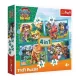 Trefl Mancs Őrjárat puzzle 4 az 1-ben - Dínó-sziget (35-70 db)