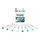 Crayola: Art Markers - Homok és tenger színű filctollkészlet, 8 db-os