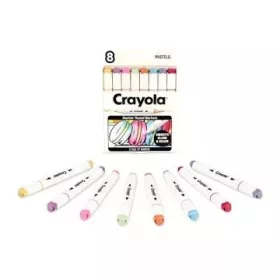   Crayola: Art Markers - Pasztell színű filctollkészlet, 8 db-os