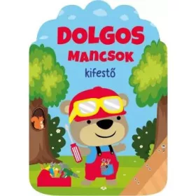 Dolgos mancsok kifestő