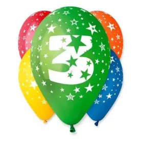 Színes számos lufi 5 darabos - 3