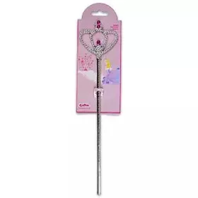Hercegnő varázspálca - 34 cm-es, ezüst