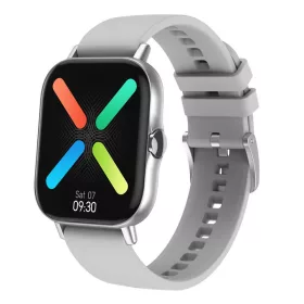   Activa Pixel ezüst ház / szürke szilikon pánt, nõi okosóra telefon funkcióval