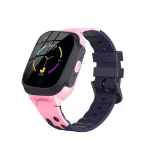   KidSafe Plus 4G pink gyerek okosóra magyar menüvel, 4G videóhívás, IP67 cseppálló, GPS