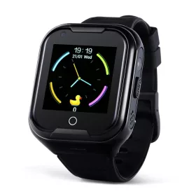   KidSafe Ultra 4G fekete gyerek okosóra magyar menüvel, 4G videóhívás, IP67 vízálló, GPS