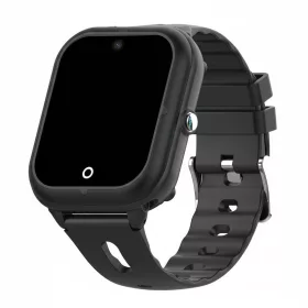   KidSafe Junior fekete gyerek okosóra 4G, magyar menüvel, GPS, kamera