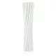 Fehér White papír szívószál 12 db-os