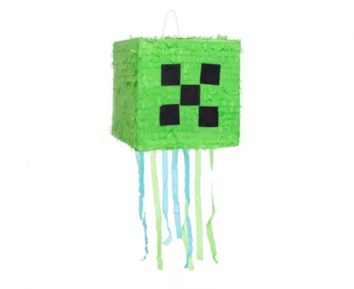 Minecraft Green pinata 28x28 cm