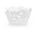 Pillangó White muffin dísz 6 db-os