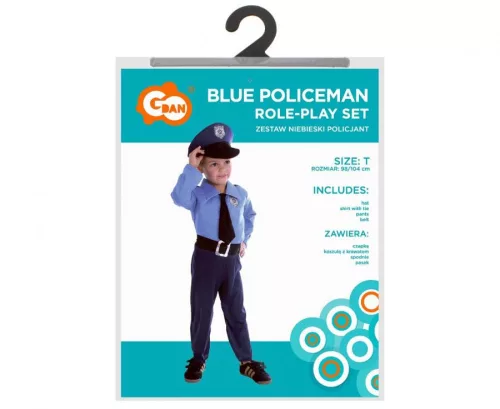 Rendőr Blue jelmez 92/104 cm