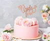Bride to be Rose gold torta dekoráció 16x15cm
