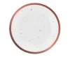 Rózsaszín Rose Gold Celebrate papírtányér 6 db-os 18 cm