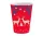 Karácsonyi Let It Snow papír pohár 6 db-os 250 ml