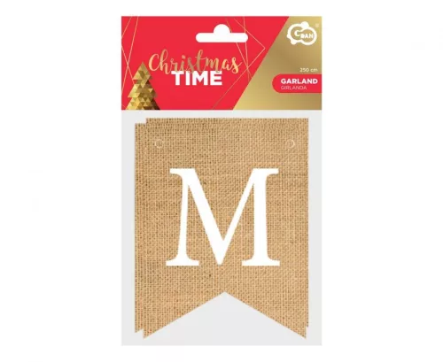 Merry Christmas Brown felirat 250 cm