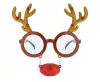 Szarvas Reindeer szemüveg piros orral