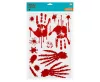 Halloween véres nyomok Bloody ablak matrica szett