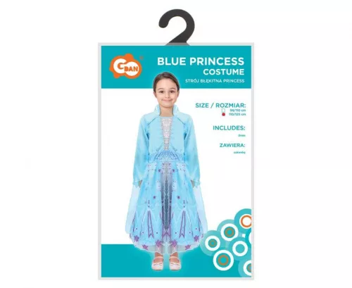 Hercegnő Blue Ice jelmez 95/110 cm