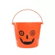 Halloween Tök Crazy cukorka gyűjtő vödör 14,5x11,5 cm
