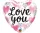 Szerelem Hearts fólia lufi 46 cm