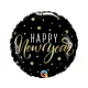 Happy New Year Stars fólia lufi 46 cm