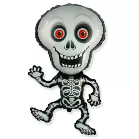 Halloween Csontváz Smile fólia lufi 101 cm (WP)