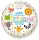 Állatos Happy Birthday Animals fólia lufi 46 cm (WP)
