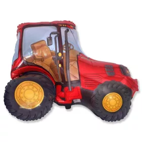 Traktor Red Pal fólia lufi 94 cm