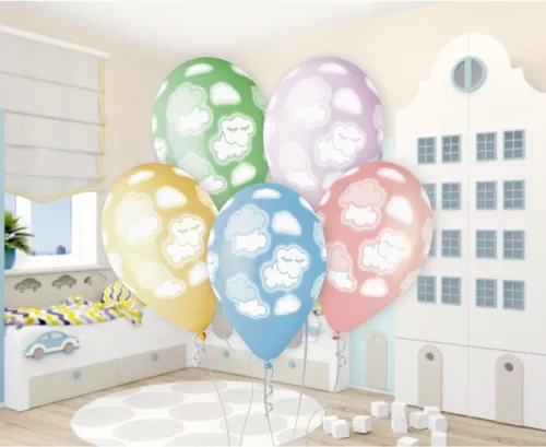 Felhők Colorful léggömb, lufi 5 db-os 13 inch (33 cm)
